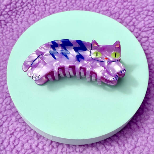 Purple Cat Hair Claw - Hair Accessories - 3