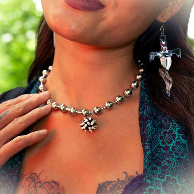 Punk Fairy Necklace Silver - Necklaces - 3