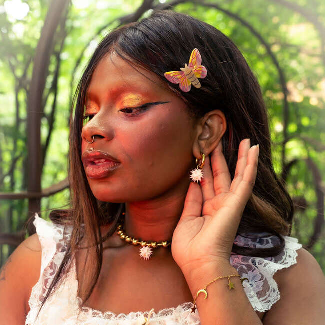 Punk Fairy Necklace Gold - Necklaces - 3