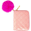 Sparkle Quilted Wallet,  Pink - Bags - 1 - thumbnail