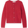 Garancie Cardigan, Cerise Red - Cardigans - 1 - thumbnail