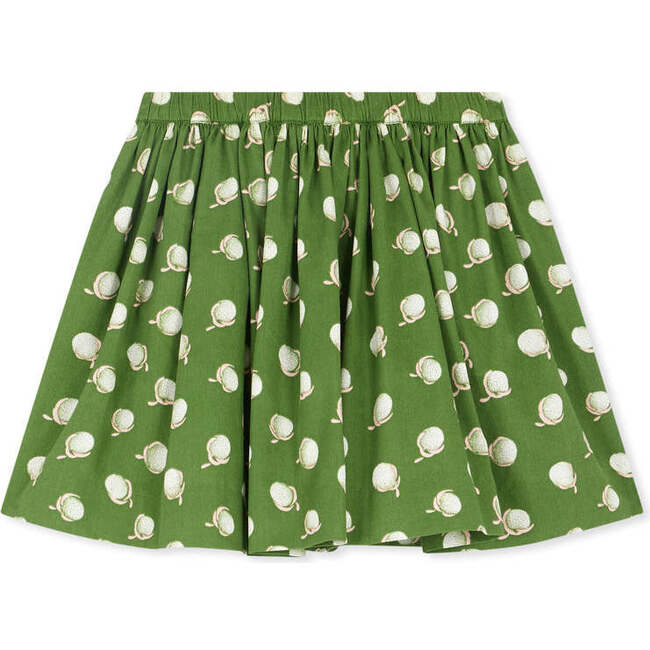 Suzon Printed Skirt, Grass Green