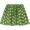 Suzon Printed Skirt, Grass Green - Skirts - 1 - thumbnail
