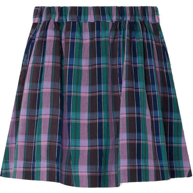 Esterina Plaid Skirt, Violet