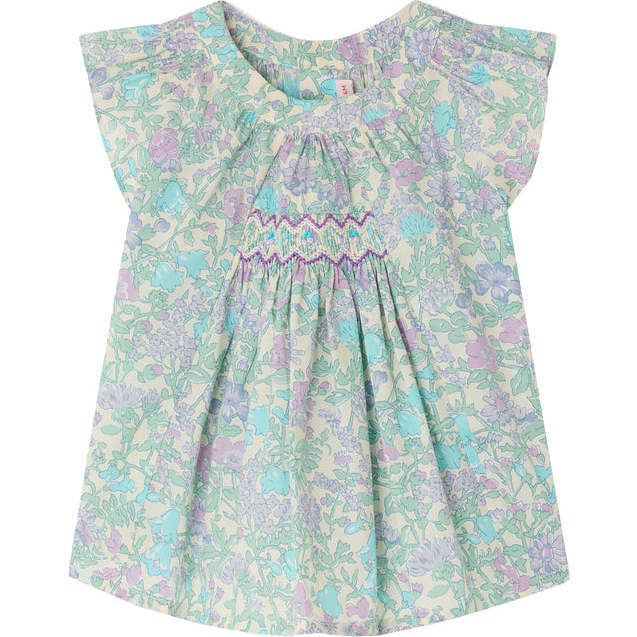 Pais Garden Baby Dress, Parme Clair