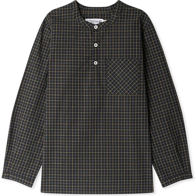 Artiste Black Checked Shirt Black