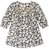 Jailys Fleurs Gold Thread Baby Dress Black - Dresses - 2 - thumbnail