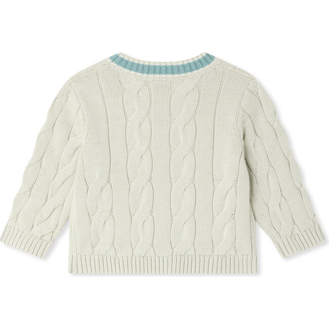 Giorginol Baby Cardigan, Bleu Gris - Cardigans - 3