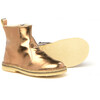 Side Zip Ankle Boots, Copper - Booties - 2