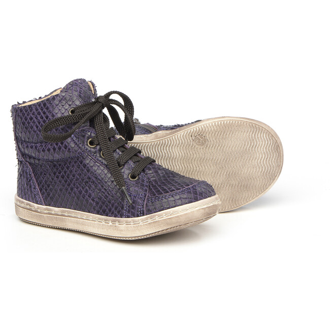 Lace-Up Sneakers, Purple