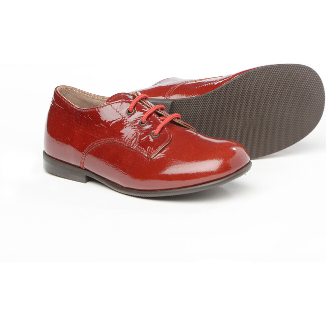 Lace-Up Shoes, Red