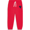 Kids Heart Sweatpant, Lollipop Navy - Sweatpants - 1 - thumbnail