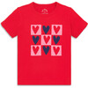 Kids Candy Hearts Tee, Lollipop Block Hearts - T-Shirts - 1 - thumbnail