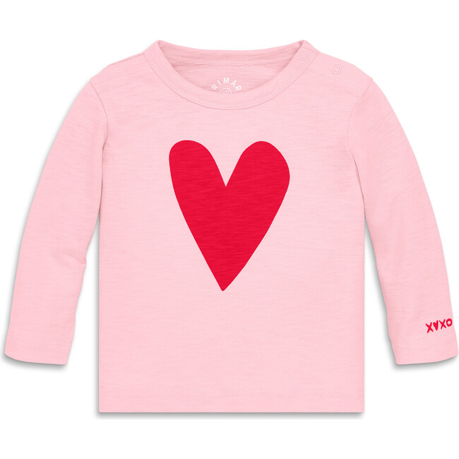 Baby Long Sleeve Heart Tee, Blossom Heart