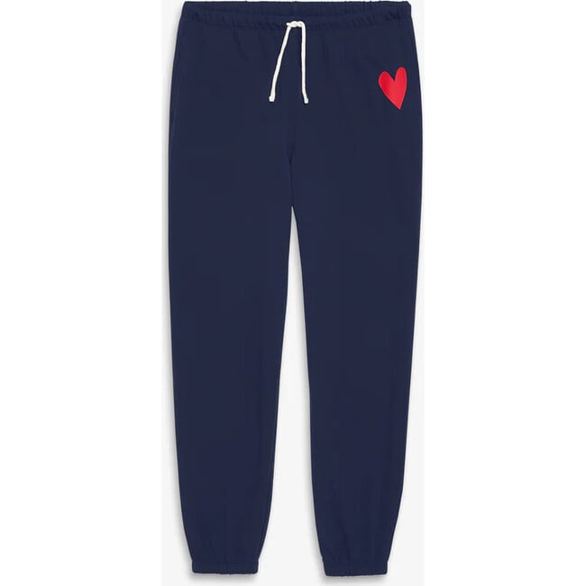 Adult 24/7 Heart Sweatpant (Women's Fit), Navy Lollipop