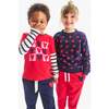 Kids Heart Sweatpant, Navy Lollipop - Sweatpants - 3