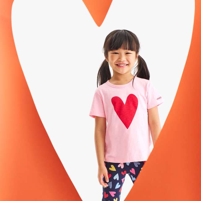 Kids Heart Tee, Blossom Heart - T-Shirts - 3