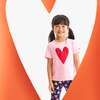 Kids Heart Tee, Blossom Heart - T-Shirts - 3