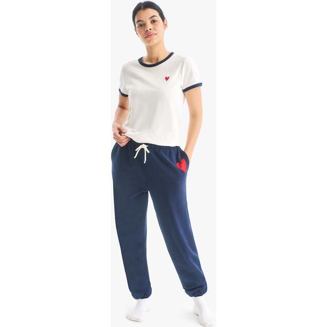 Adult 24/7 Heart Sweatpant (Women's Fit), Navy Lollipop - Sweatpants - 3