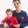 Adult Heart Sweatshirt (Women's Fit), Navy Lollipop - Sweatshirts - 3