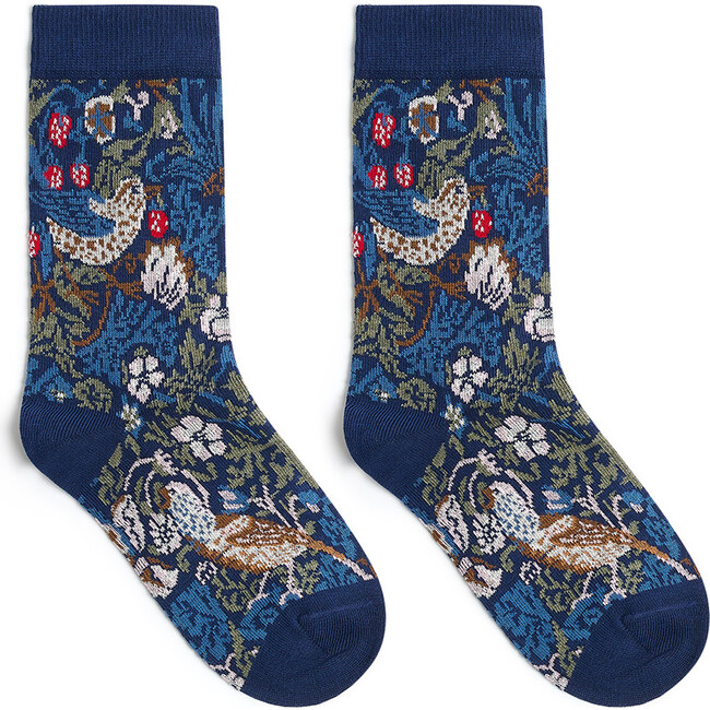 Great British Children's Socks, William Morris Strawberry Thief