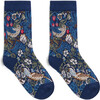Great British Children's Socks, William Morris Strawberry Thief - Socks - 1 - thumbnail