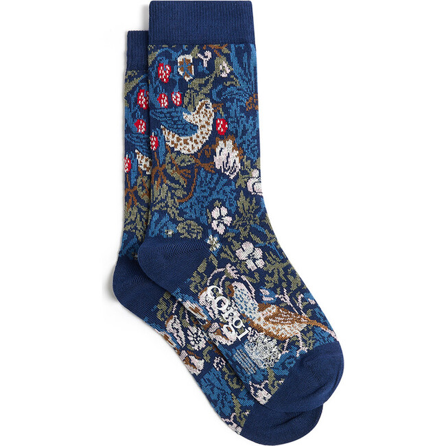 Great British Children's Socks, William Morris Strawberry Thief