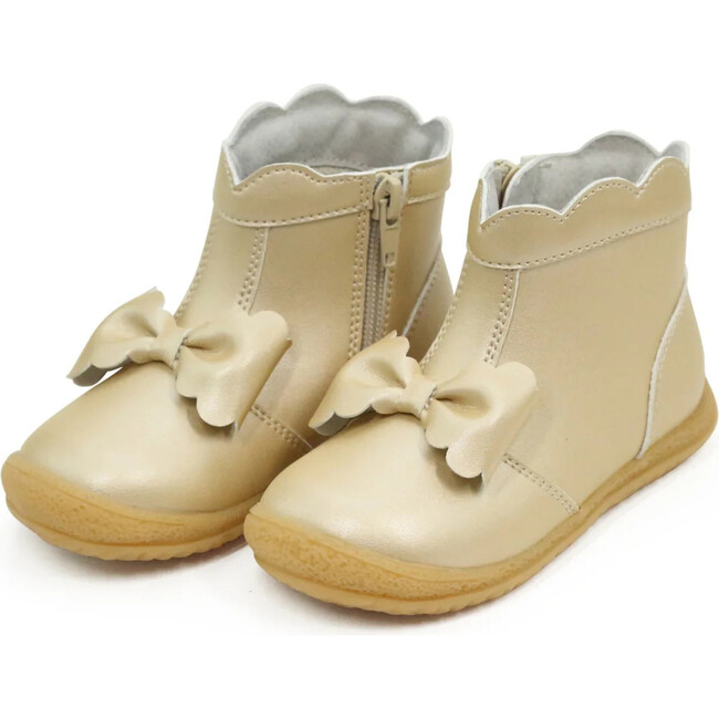 Harper Bow Boot, Champagne