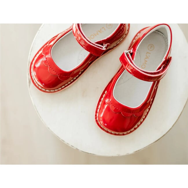 Violette Petal Mary Jane, Patent Red - Mary Janes - 3