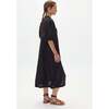 Willow Linen Dress, Black - Dresses - 2 - thumbnail