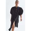 Willow Linen Dress, Black - Dresses - 3 - thumbnail