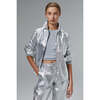 Culotte Metallic Linen Pants, New Silver Metallic - Pants - 5 - thumbnail