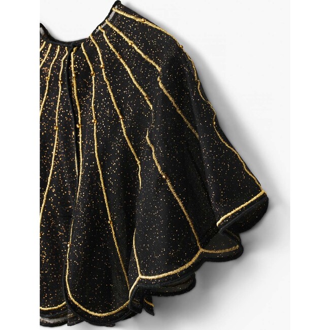 Tulle Sparkle Cape Black - Costume Accessories - 3