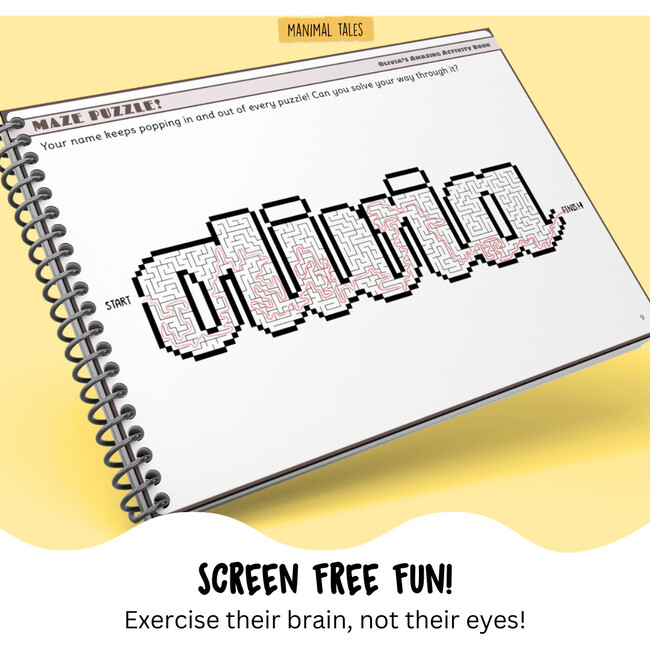 My Amazingly Awesome Activity Book  (Just for Me!) - Personalized Activity Book - Books - 3