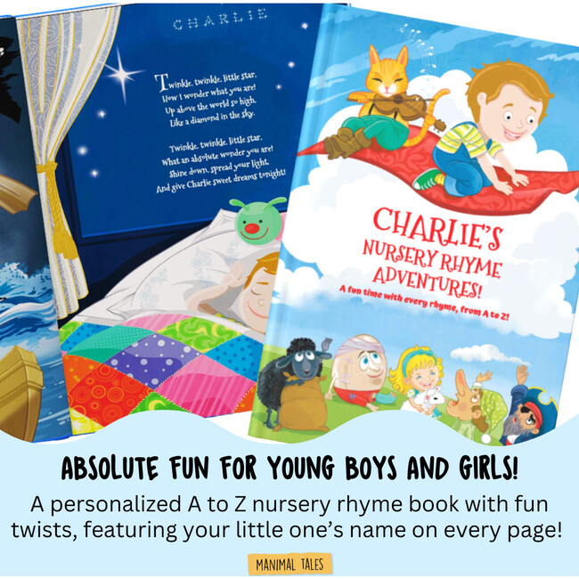 My Nursery Rhyme Adventures! - Nursery Rhymes from A-Z (Personalized Nursery Rhyme Book) - Books - 4