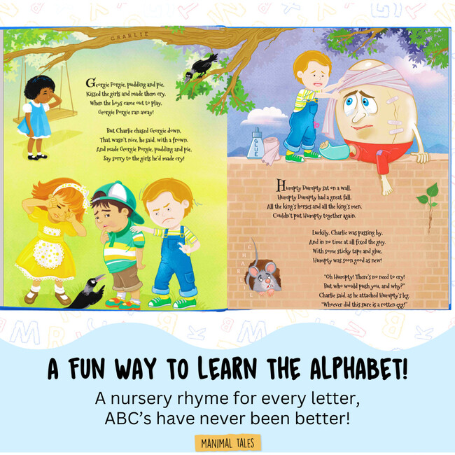 My Nursery Rhyme Adventures! - Nursery Rhymes from A-Z (Personalized Nursery Rhyme Book) - Books - 5