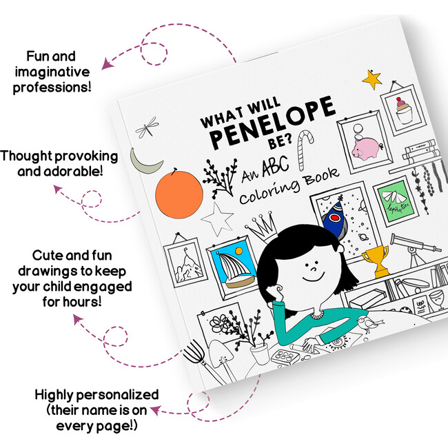 What Will I Be? The Coloring Book (Personalized Alphabet Coloring Book)