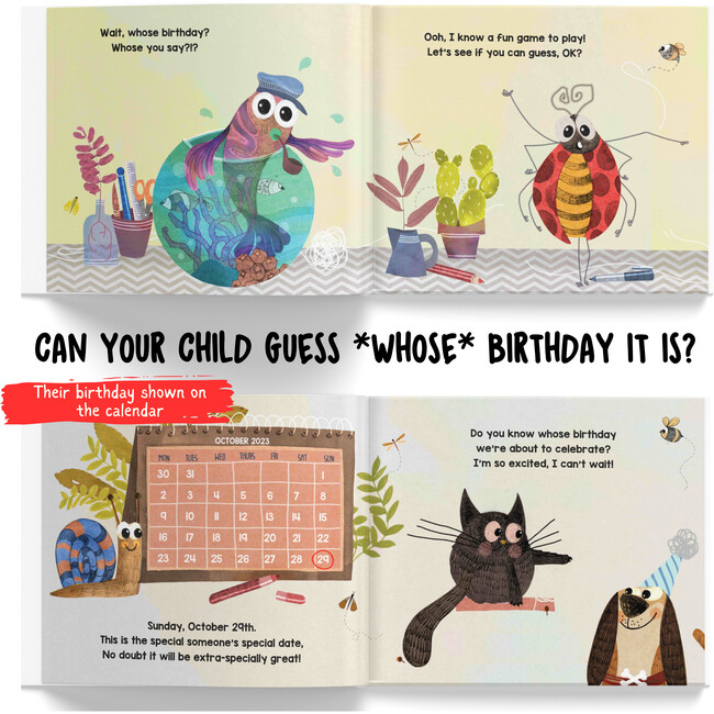 My Happy Birthday Book: Picturebook (Personalized Birthday Book) - Books - 3