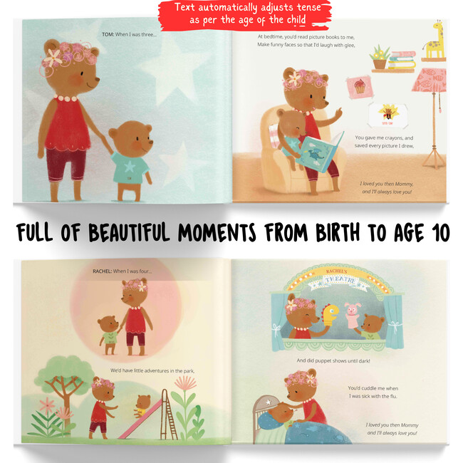 Mommy and Us / Me  (A Personalized Read-Aloud Gift from upto 4 Kids to Mom) - Books - 5