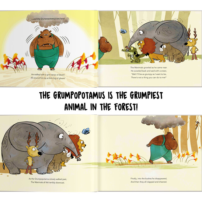 Your Child and the Grumpopotamus (Personalized Adventure Story about Friendship and Bravery) - Books - 4
