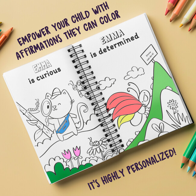 My Amazing Affirmation Coloring Book: Affirmations from A to Z! (Personalized Coloring Book) - Books - 4