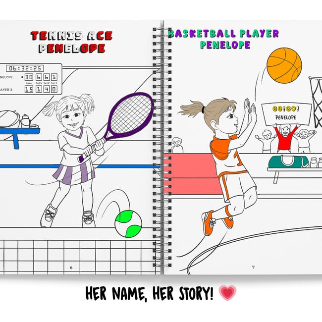 My Coloring Book, Just For Me! (For Girls)! (Personalized Coloring Book) - Books - 4