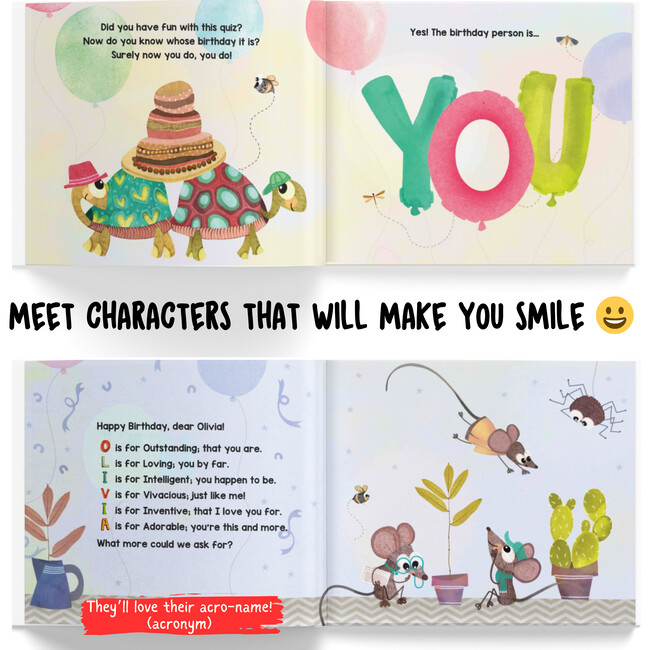My Happy Birthday Book: Picturebook (Personalized Birthday Book) - Books - 5