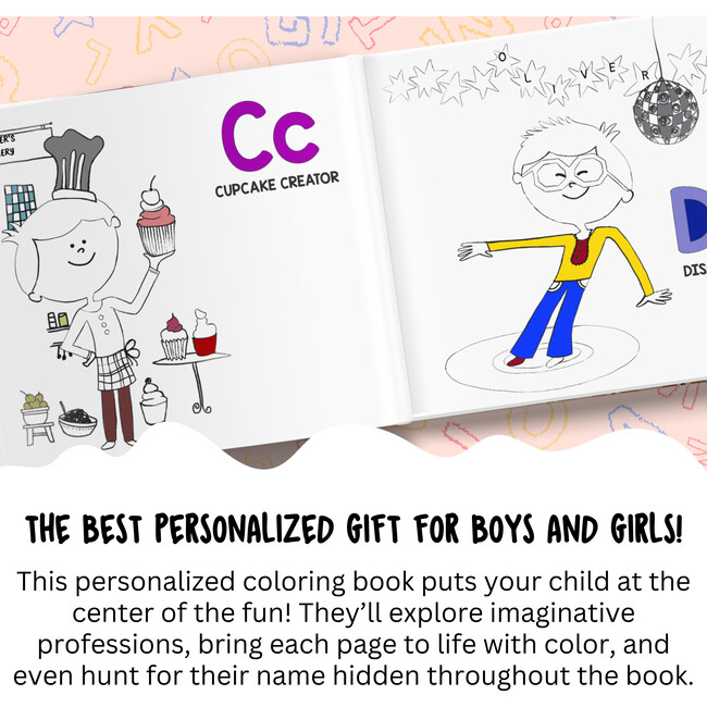 What Will I Be? The Coloring Book (Personalized Alphabet Coloring Book) - Books - 4