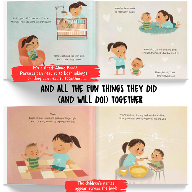 Me and My Sibling: Besties Forever! (Personalized Book about Siblings) - Books - 4