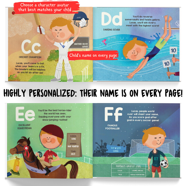 What Will I Be? An A-B-C Story! (Personalized Alphabet Book) - Books - 4