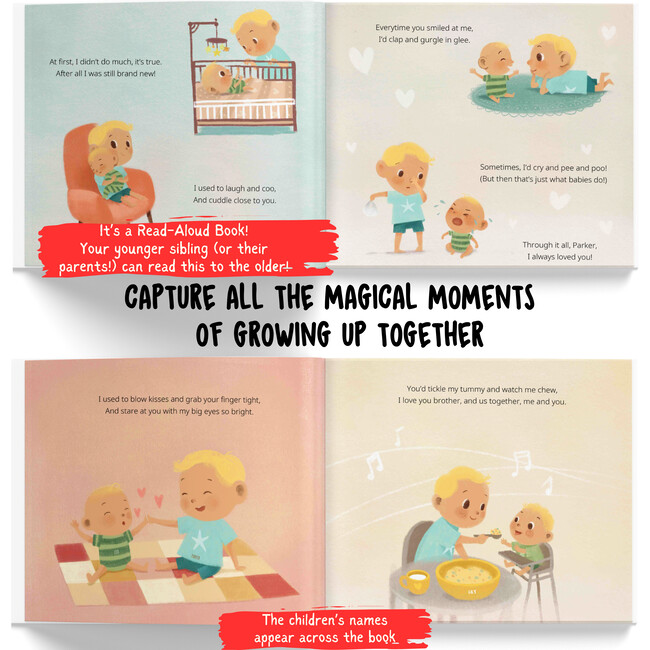 Me and My Older Sibling: Besties Forever! (Personalized Book from a Younger to an Older Sibling) - Books - 4