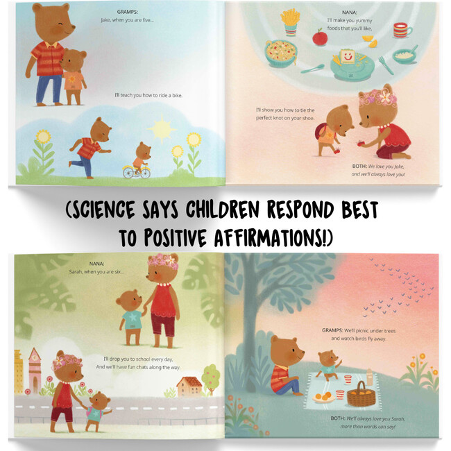 Grandkids, We Love You! (A Personalized Read-Aloud Gift for upto 4 Grandkids from Grandparents/ Single Grandparent) - Books - 6
