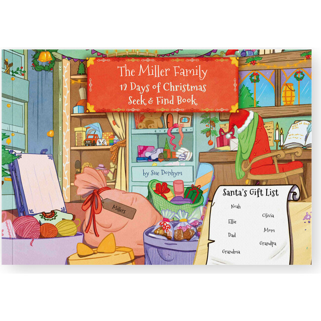 12 Days of Christmas (Personalized Christmas Seek & Find Book for the entire Family)