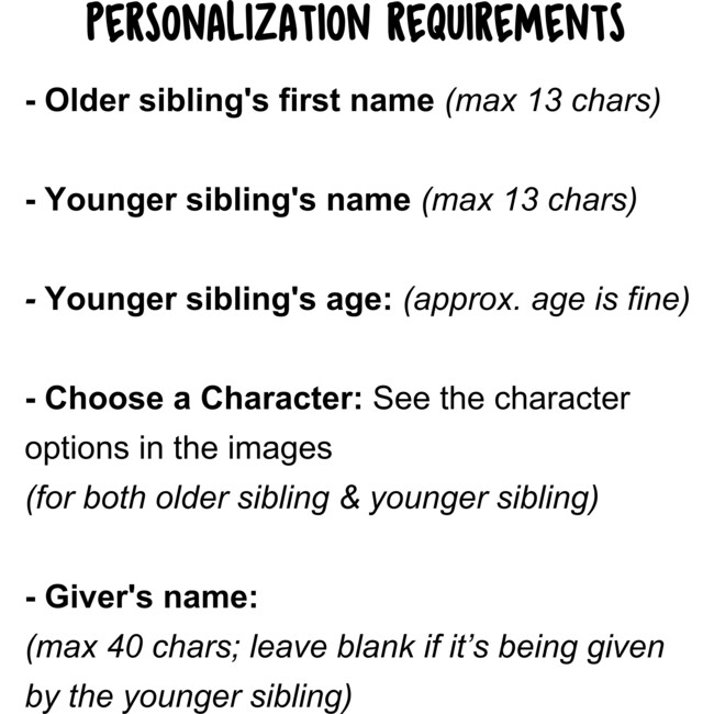 Me and My Older Sibling: Besties Forever! (Personalized Book from a Younger to an Older Sibling) - Books - 7